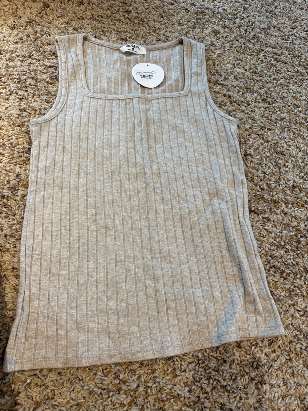 Beige tank